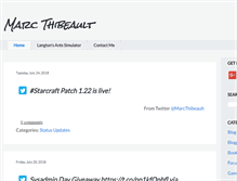 Tablet Screenshot of marcthibeault.com